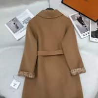 Cheap Hermes Coat Long Sleeved For Women #1366337 Replica Wholesale [$297.52 USD] [ITEM#1366337] on Replica Hermes Coat