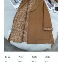 Cheap Hermes Coat Long Sleeved For Women #1366337 Replica Wholesale [$297.52 USD] [ITEM#1366337] on Replica Hermes Coat