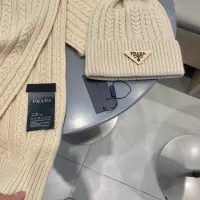 Cheap Prada Hat and Scarf Set #1366510 Replica Wholesale [$64.00 USD] [ITEM#1366510] on Replica Prada Hat and Scarf and Glove Set