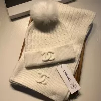 Cheap Chanel Hat and Scarf Set #1366532 Replica Wholesale [$68.00 USD] [ITEM#1366532] on Replica Chanel Hat and Scarf and Glove Set