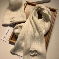 Cheap Chanel Hat and Scarf Set #1366532 Replica Wholesale [$68.00 USD] [ITEM#1366532] on Replica Chanel Hat and Scarf and Glove Set