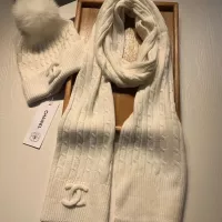 Cheap Chanel Hat and Scarf Set #1366532 Replica Wholesale [$68.00 USD] [ITEM#1366532] on Replica Chanel Hat and Scarf and Glove Set