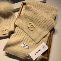 Cheap Chanel Hat and Scarf Set #1366533 Replica Wholesale [$68.00 USD] [ITEM#1366533] on Replica Chanel Hat and Scarf and Glove Set