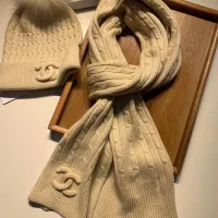 Cheap Chanel Hat and Scarf Set #1366533 Replica Wholesale [$68.00 USD] [ITEM#1366533] on Replica Chanel Hat and Scarf and Glove Set