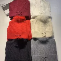 Cheap Chanel Hat and Scarf Set #1366534 Replica Wholesale [$68.00 USD] [ITEM#1366534] on Replica Chanel Hat and Scarf and Glove Set