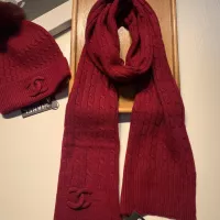 Cheap Chanel Hat and Scarf Set #1366535 Replica Wholesale [$68.00 USD] [ITEM#1366535] on Replica Chanel Hat and Scarf and Glove Set