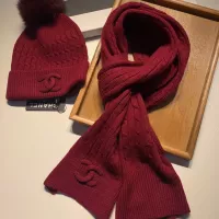 Cheap Chanel Hat and Scarf Set #1366535 Replica Wholesale [$68.00 USD] [ITEM#1366535] on Replica Chanel Hat and Scarf and Glove Set