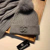 Cheap Chanel Hat and Scarf Set #1366536 Replica Wholesale [$68.00 USD] [ITEM#1366536] on Replica Chanel Hat and Scarf and Glove Set