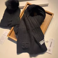 Cheap Chanel Hat and Scarf Set #1366537 Replica Wholesale [$68.00 USD] [ITEM#1366537] on Replica Chanel Hat and Scarf and Glove Set