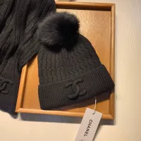 Cheap Chanel Hat and Scarf Set #1366537 Replica Wholesale [$68.00 USD] [ITEM#1366537] on Replica Chanel Hat and Scarf and Glove Set