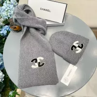 Cheap Chanel Hat and Scarf Set #1366539 Replica Wholesale [$64.00 USD] [ITEM#1366539] on Replica Chanel Hat and Scarf and Glove Set