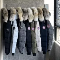 Cheap Canada Goose Down Feather Coat Long Sleeved For Men #1366590 Replica Wholesale [$160.00 USD] [ITEM#1366590] on Replica Canada Goose Down Feather Coat