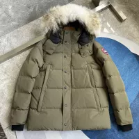 Cheap Canada Goose Down Feather Coat Long Sleeved For Men #1366591 Replica Wholesale [$160.00 USD] [ITEM#1366591] on Replica Canada Goose Down Feather Coat