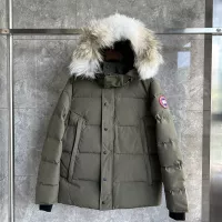 Cheap Canada Goose Down Feather Coat Long Sleeved For Men #1366591 Replica Wholesale [$160.00 USD] [ITEM#1366591] on Replica Canada Goose Down Feather Coat
