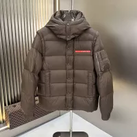 Cheap Prada Down Feather Coat Long Sleeved For Men #1366648 Replica Wholesale [$225.00 USD] [ITEM#1366648] on Replica Prada Down Feather Coat