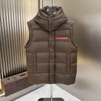 Cheap Prada Down Feather Coat Long Sleeved For Men #1366648 Replica Wholesale [$225.00 USD] [ITEM#1366648] on Replica Prada Down Feather Coat