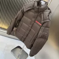 Cheap Prada Down Feather Coat Long Sleeved For Men #1366648 Replica Wholesale [$225.00 USD] [ITEM#1366648] on Replica Prada Down Feather Coat