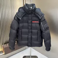 Cheap Prada Down Feather Coat Long Sleeved For Men #1366649 Replica Wholesale [$225.00 USD] [ITEM#1366649] on Replica Prada Down Feather Coat
