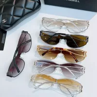 Cheap Chanel AAA Quality Sunglasses #1366658 Replica Wholesale [$64.00 USD] [ITEM#1366658] on Replica Chanel AAA Quality Sunglasses