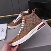 Cheap Coach High Tops Shoes For Men #1367262 Replica Wholesale [$85.00 USD] [ITEM#1367262] on Replica Coach High Tops Shoes