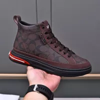 Cheap Coach High Tops Shoes For Men #1367263 Replica Wholesale [$85.00 USD] [ITEM#1367263] on Replica Coach High Tops Shoes
