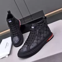 Cheap Coach High Tops Shoes For Men #1367264 Replica Wholesale [$85.00 USD] [ITEM#1367264] on Replica Coach High Tops Shoes