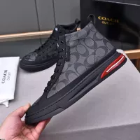 Cheap Coach High Tops Shoes For Men #1367264 Replica Wholesale [$85.00 USD] [ITEM#1367264] on Replica Coach High Tops Shoes