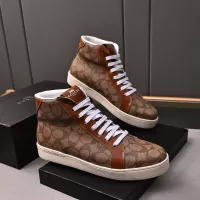 Cheap Coach High Tops Shoes For Men #1367265 Replica Wholesale [$88.00 USD] [ITEM#1367265] on Replica Coach High Tops Shoes