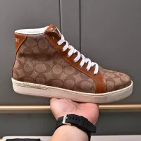 Cheap Coach High Tops Shoes For Men #1367265 Replica Wholesale [$88.00 USD] [ITEM#1367265] on Replica Coach High Tops Shoes