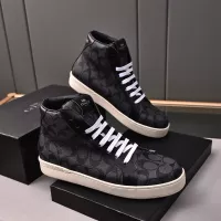 Cheap Coach High Tops Shoes For Men #1367266 Replica Wholesale [$88.00 USD] [ITEM#1367266] on Replica Coach High Tops Shoes