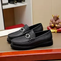 Cheap Salvatore Ferragamo Leather Shoes For Men #1367301 Replica Wholesale [$96.00 USD] [ITEM#1367301] on Replica Salvatore Ferragamo Leather Shoes