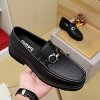 Cheap Salvatore Ferragamo Leather Shoes For Men #1367301 Replica Wholesale [$96.00 USD] [ITEM#1367301] on Replica Salvatore Ferragamo Leather Shoes