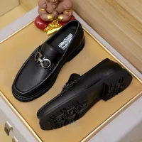 Cheap Salvatore Ferragamo Leather Shoes For Men #1367301 Replica Wholesale [$96.00 USD] [ITEM#1367301] on Replica Salvatore Ferragamo Leather Shoes