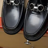 Cheap Salvatore Ferragamo Leather Shoes For Men #1367302 Replica Wholesale [$96.00 USD] [ITEM#1367302] on Replica Salvatore Ferragamo Leather Shoes