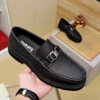 Cheap Salvatore Ferragamo Leather Shoes For Men #1367303 Replica Wholesale [$96.00 USD] [ITEM#1367303] on Replica Salvatore Ferragamo Leather Shoes