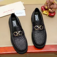 Cheap Salvatore Ferragamo Leather Shoes For Men #1367304 Replica Wholesale [$96.00 USD] [ITEM#1367304] on Replica Salvatore Ferragamo Leather Shoes