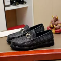 Cheap Salvatore Ferragamo Leather Shoes For Men #1367304 Replica Wholesale [$96.00 USD] [ITEM#1367304] on Replica Salvatore Ferragamo Leather Shoes