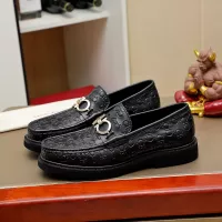 Cheap Salvatore Ferragamo Leather Shoes For Men #1367306 Replica Wholesale [$96.00 USD] [ITEM#1367306] on Replica Salvatore Ferragamo Leather Shoes