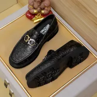 Cheap Salvatore Ferragamo Leather Shoes For Men #1367306 Replica Wholesale [$96.00 USD] [ITEM#1367306] on Replica Salvatore Ferragamo Leather Shoes
