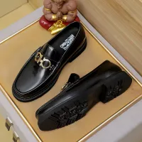 Cheap Salvatore Ferragamo Leather Shoes For Men #1367307 Replica Wholesale [$96.00 USD] [ITEM#1367307] on Replica Salvatore Ferragamo Leather Shoes