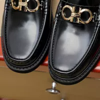Cheap Salvatore Ferragamo Leather Shoes For Men #1367307 Replica Wholesale [$96.00 USD] [ITEM#1367307] on Replica Salvatore Ferragamo Leather Shoes