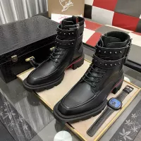 Cheap Christian Louboutin Boots For Men #1367539 Replica Wholesale [$155.00 USD] [ITEM#1367539] on Replica Christian Louboutin Boots