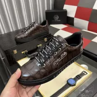 Cheap Philipp Plein PP Casual Shoes For Men #1367548 Replica Wholesale [$80.00 USD] [ITEM#1367548] on Replica Philipp Plein PP Casual Shoes