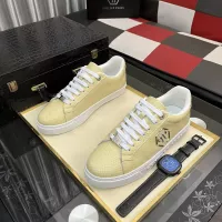 Cheap Philipp Plein PP Casual Shoes For Men #1367550 Replica Wholesale [$80.00 USD] [ITEM#1367550] on Replica Philipp Plein PP Casual Shoes