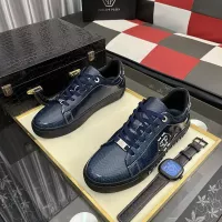 Cheap Philipp Plein PP Casual Shoes For Men #1367555 Replica Wholesale [$80.00 USD] [ITEM#1367555] on Replica Philipp Plein PP Casual Shoes