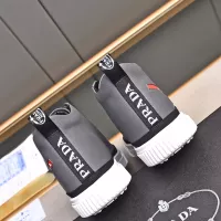 Cheap Prada High Top Shoes For Men #1367635 Replica Wholesale [$82.00 USD] [ITEM#1367635] on Replica Prada High Top Shoes