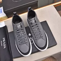 Cheap Prada High Top Shoes For Men #1367635 Replica Wholesale [$82.00 USD] [ITEM#1367635] on Replica Prada High Top Shoes