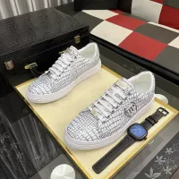 Cheap Philipp Plein PP Casual Shoes For Men #1367755 Replica Wholesale [$80.00 USD] [ITEM#1367755] on Replica Philipp Plein PP Casual Shoes