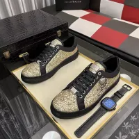 Cheap Philipp Plein PP Casual Shoes For Men #1367758 Replica Wholesale [$80.00 USD] [ITEM#1367758] on Replica Philipp Plein PP Casual Shoes
