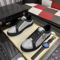 Cheap Philipp Plein PP Casual Shoes For Men #1367759 Replica Wholesale [$80.00 USD] [ITEM#1367759] on Replica Philipp Plein PP Casual Shoes